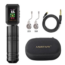Wireless Rotary Tattoo Machine Pen Kit Brushless Motor Stroke 2.5-3.0-3.5mm RCA 