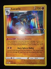 Lucario - SWSH186 - Pokemon Sword & Shield Promo PreRelease Holo Rare Card NM