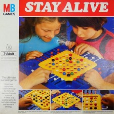 Vintage Stay Alive The Ultimate Survival Board Game by MB Games 1972 - Complete