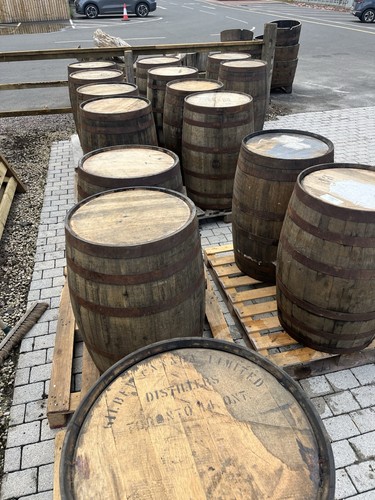 Reclaimed oak whisky barrel - oak,
