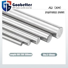 Stainless Steel Round Bar 304 Stainless Steel Rod 3mm up to 50mm long:100-300mm