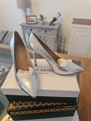 Kurt geiger silver leather - geiger,