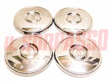 Wheel Hub Caps Rims Fiat 127 - 128 Sedan 1st Series Original Chrome