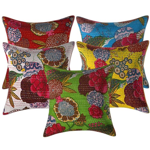 Indian cushion cover - 16'',