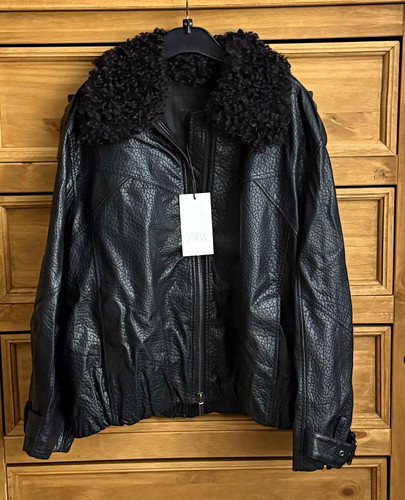 Zara women black faux - women’s,