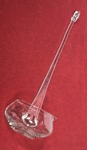 Vintage clear glass punch - clear, bowl