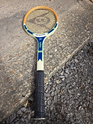 Vintage dunlop alpha wooden - dunlop,