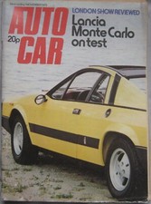 Autocar magazine 1 November