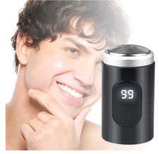 Portable Electric Razor Mini-Shave for Men USB Rechargeable Shaver Travel Home