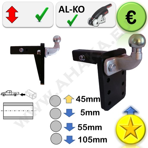 Heavy duty towbar adapter - heavy,