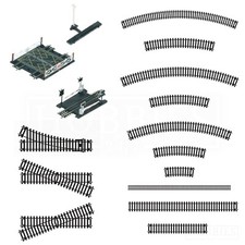 Hornby Train Track Railway Straight Curved Radius Sections Crossings 00 Gauge