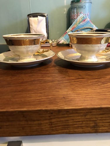 Tea cups and - tea, saucers