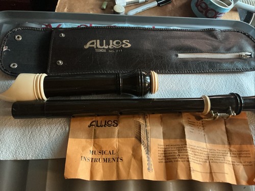 Vintage aulos tenor recorder - vintage,