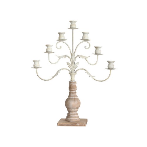 Candelabra with wooden - candelabra,