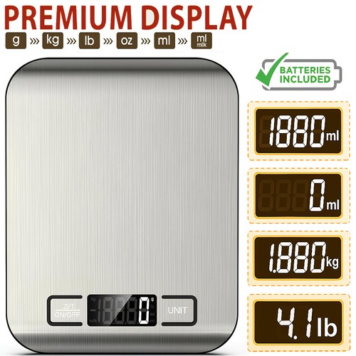 10kg stainless steel digital - 10kg,