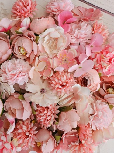 Mixed flower heads joblot - mixed,