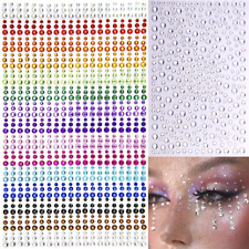 Body Face Gems Stick on Jewels Festival 3D Glitter Crystals Rhinestones Stickers