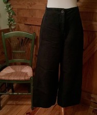 OSKA 100% Linen Black Wide Leg