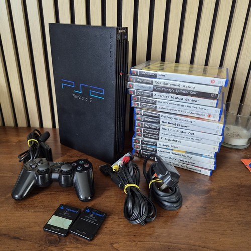 Sony ps2 playstation black - sony,