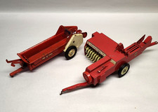 1:16 ERTL IH International Harvester Hay Baler & TRU SCALE Manure Spreader Lot