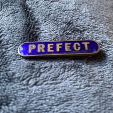 Vintage Blue Enamel PREFECT