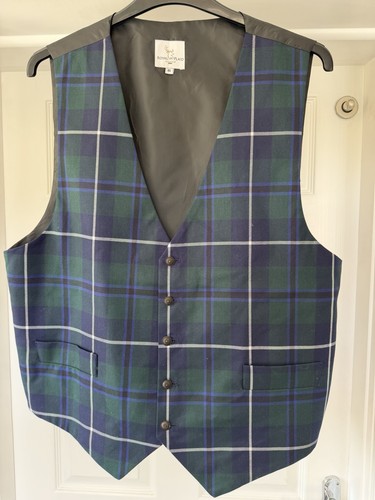 Men royal plaid modern - royal,