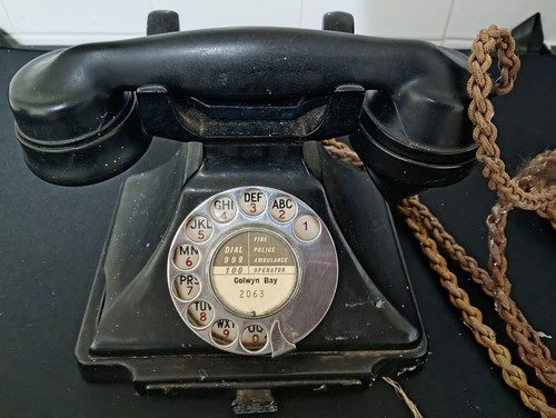 Vintage 1940s 50s gpo black - vintage,