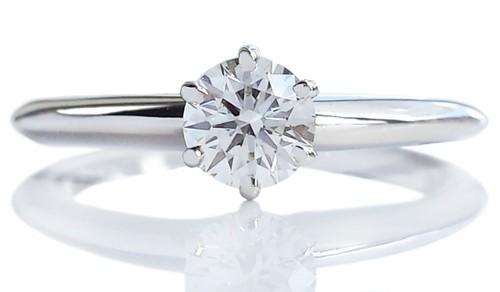 Tiffany 0 44ct h si1 - co., h/si1