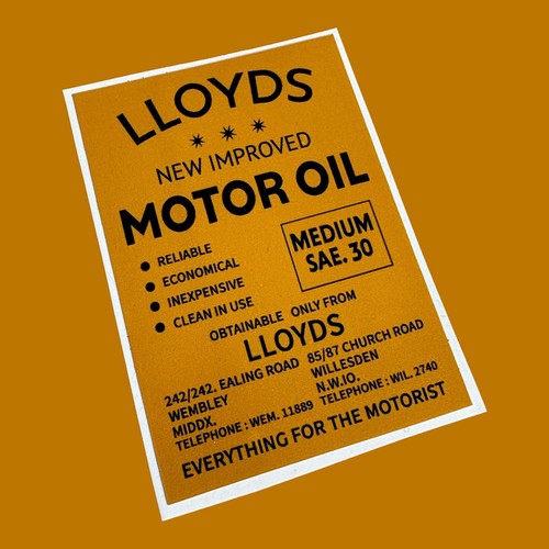 Lloyds motor oil vintage jug - lloyds,