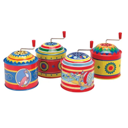 Childrens tin music box - childrens,