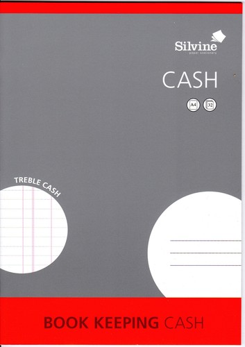 Silvine accounts book - a4,
