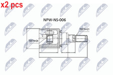 X2 PCS BOTH SIDES L&R FITS