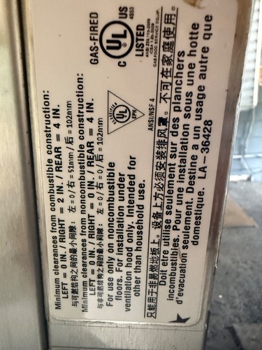 Combitherm cto7 20g over gas - cto7-20g,
