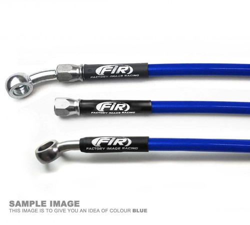 Fir hose rear brake silver - hose,