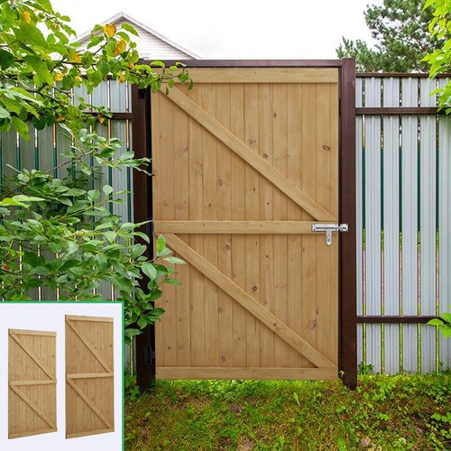 Wooden garden gate pedestrian - garden,