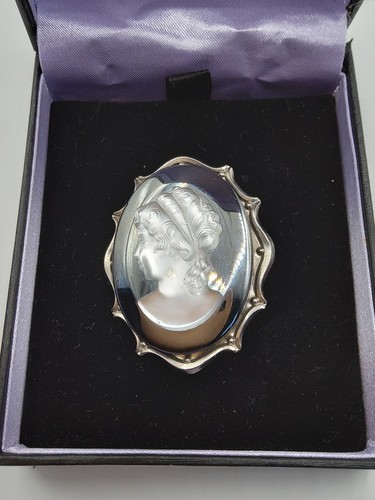 Vintage silver tone large - silver,