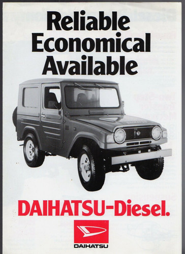 Daihatsu fourtrak f50 diesel - daihatsu,