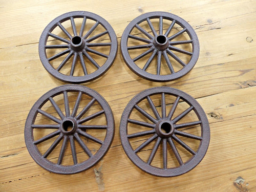 Small cast iron wagon - iron,
