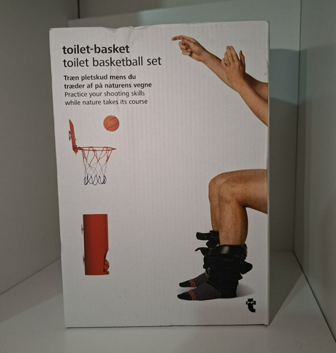 Novelty toilet basketball game - novelty,
