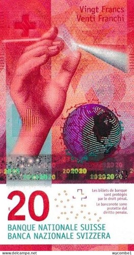 Switzerland 2016 20 francs - switzerland,