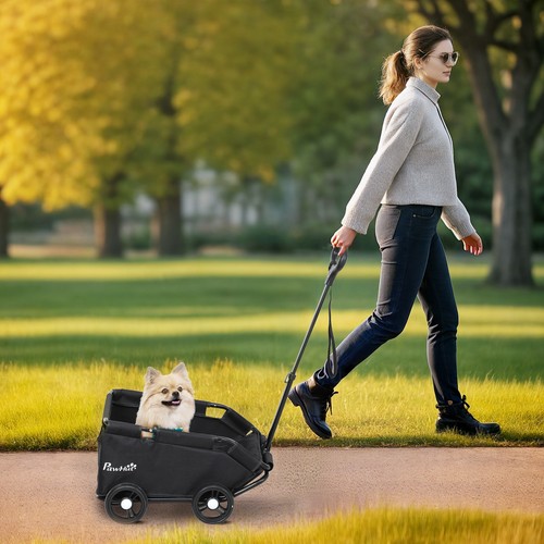 Foldable pet wagon cart - wagon, 4