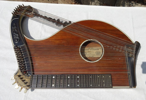 Old harp zither albrecht - harp,