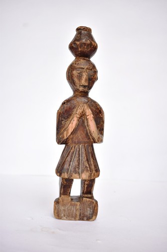 Antique wooden doll - wooden, figurine