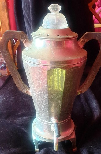 Vintage electric samovar tea - vintage,