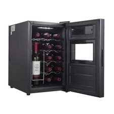Cookology Thermoelectric Wine Cooler 15 Bottle Fridge Low Noise - Black CWTE15BK