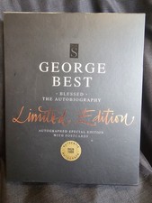 George Best Signed Book Limited Edition - "Blessed" The Autobiography Autograph