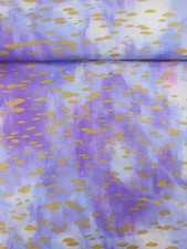 Purple/Gold Chromaticity Brushstroke 100% Cotton - Robert Kaufman Fabric