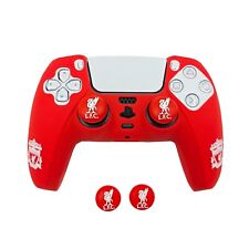 PlayStation 5 Controller Cover Skin Silicone Case Grips with Football Caps