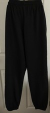 WOMEN'S TRACKSUIT LIPSY LONDON BLACK DRAWSTRING TRACKSUIT BOTTOMS UK M 12-16