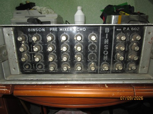 Binson pre mixer echo pa602 - binson,